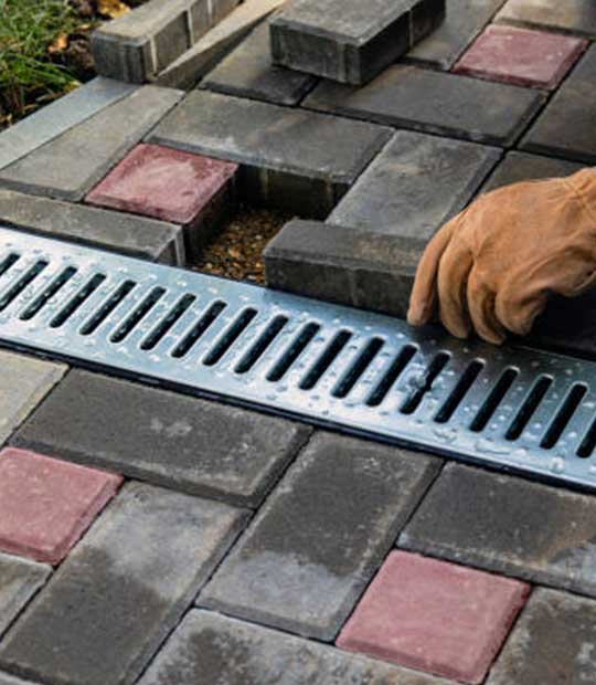 drainage surface installation