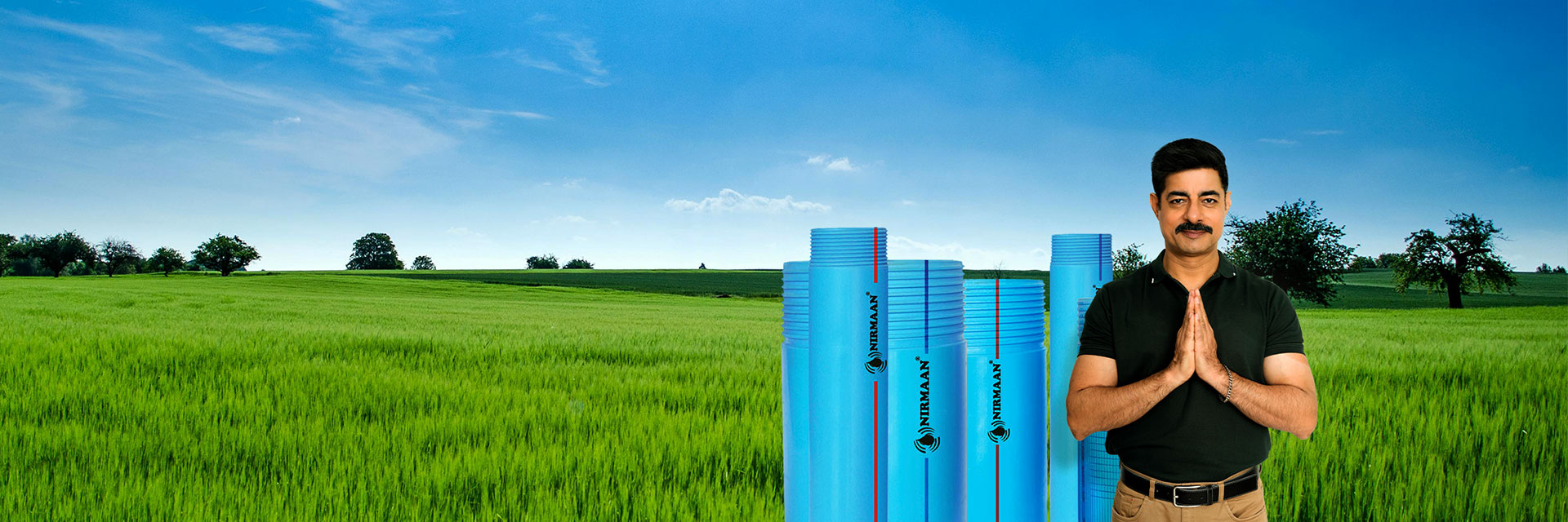 borewell pipes banner