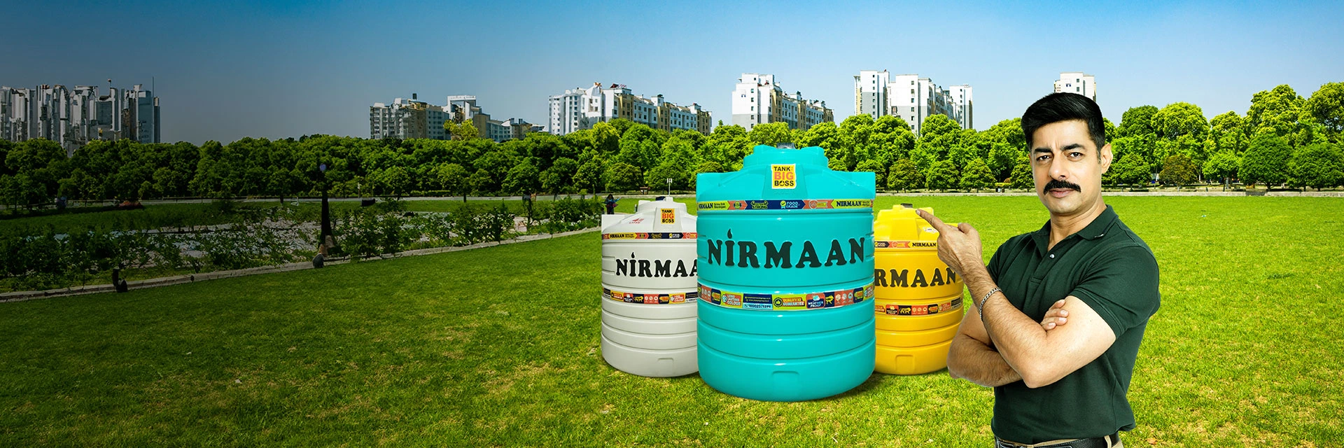 water tank banner